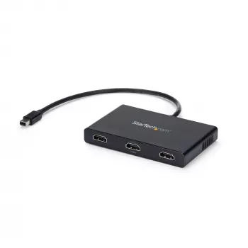 Adaptador multi-monitor de 3 portas StarTech.com – Mini DisplayPort para HDMI MST Hub – Triple 1080p ou Dual 4K 30Hz – Video Splitter para modo de ambiente de trabalho expandido apenas em Windows – mDP 1.2 para 3x HDMI