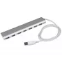 Hub USB de 7 portas StarTech.com, USB A para 7 portas USB-A, USB 5 Gbps, design robusto, alimentação por bus ou própria, expansão de hub USB 3.0 portátil para portátil com fonte de alimentação