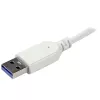 Hub USB de 7 portas StarTech.com, USB A para 7 portas USB-A, USB 5 Gbps, design robusto, alimentação por bus ou própria, expansão de hub USB 3.0 portátil para portátil com fonte de alimentação
