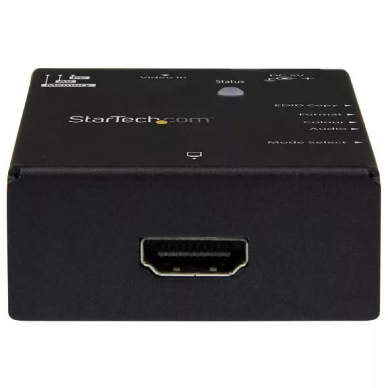 Emulador EDID StarTech.com para ecrãs HDMI – 1080p, preto, aço, RoHS, CE, FCC, 1920 x 1080 píxeis, 720p, 1080p, HDMI