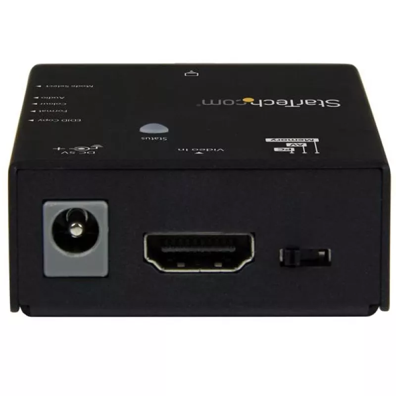 Emulador EDID StarTech.com para ecrãs HDMI – 1080p, preto, aço, RoHS, CE, FCC, 1920 x 1080 píxeis, 720p, 1080p, HDMI
