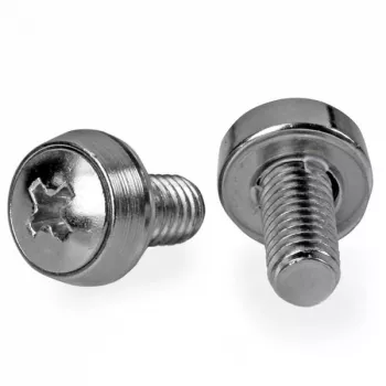 Parafusos de montagem M6 x 12 mm StarTech.com – pack de 100