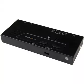 StarTech.com Comutador de matriz HDMI 2x2 – 4K com comutação rápida e deteção automática