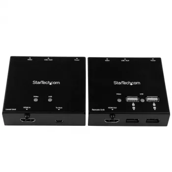 StarTech.com Extensor HDMI sobre CAT6 com hub USB de 4 portas – 50 m – 1080p