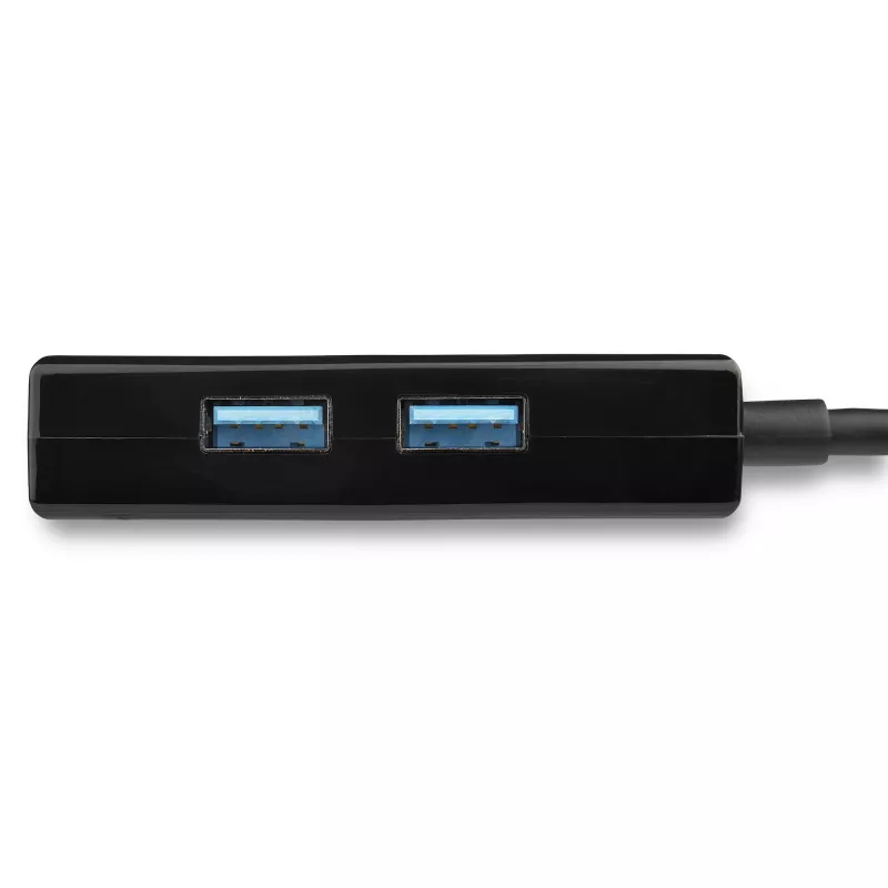 StarTech.com Adaptador USB para Ethernet, conversor de LAN USB 3.0 para Ethernet Gigabit 10/100/1000 para portáteis, cabo fixo de 11,8