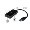 StarTech.com Adaptador USB para Ethernet, conversor de LAN USB 3.0 para Ethernet Gigabit 10/100/1000 para portáteis, cabo fixo de 11,8