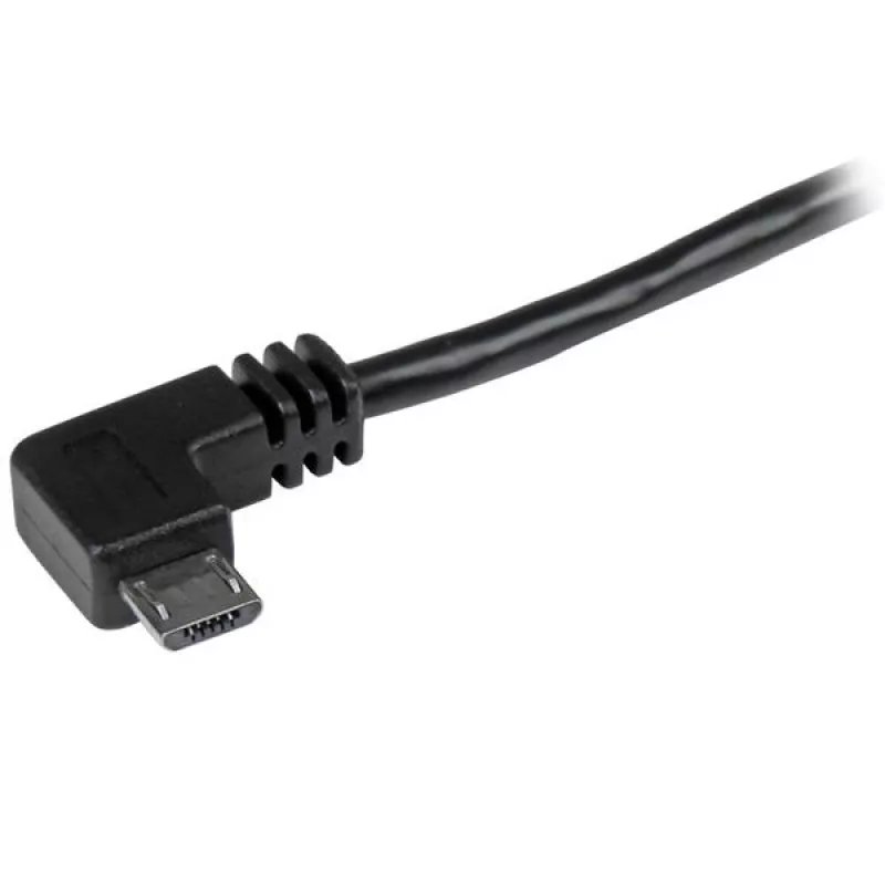 StarTech.com Cabo Micro-USB com fichas em ângulo reto – M/M – 2 m (6 pés)