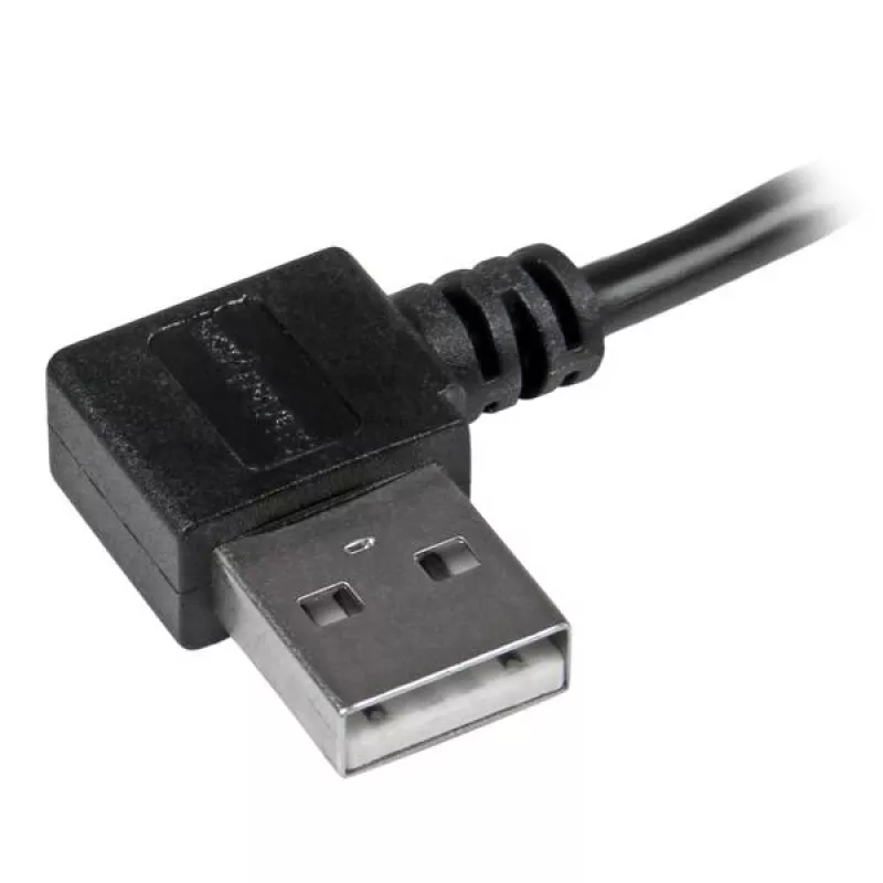 StarTech.com Cabo Micro-USB com fichas em ângulo reto – M/M – 2 m (6 pés)