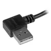 StarTech.com Cabo Micro-USB com fichas em ângulo reto – M/M – 1 m (3 pés)