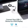 StarTech.com Adaptador USB-C para VGA – branco, 3.2 Gen 1 (3.1 Gen 1), USB Type-C, saída VGA (D-Sub), 1920 x 1200 píxeis