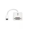 StarTech.com Adaptador USB-C para VGA – branco, 3.2 Gen 1 (3.1 Gen 1), USB Type-C, saída VGA (D-Sub), 1920 x 1200 píxeis