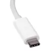 StarTech.com Adaptador USB-C para DisplayPort – 4K 60Hz/8K 30Hz – dongle adaptador USB Type-C para DP 1.4 HBR2 – conversor de vídeo compacto USB-C (DP Alt Mode) para monitor – compatível com Thunderbolt 3 – branco