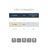 StarTech.com Adaptador USB-C para DisplayPort – 4K 60Hz/8K 30Hz – dongle adaptador USB Type-C para DP 1.4 HBR2 – conversor de vídeo compacto USB-C (DP Alt Mode) para monitor – compatível com Thunderbolt 3 – branco