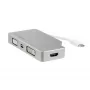 StarTech.com Adaptador de vídeo multiporta USB-C com HDMI, VGA, Mini DisplayPort ou DVI – adaptador de monitor USB Type-C para HDMI 1.4 ou mDP 1.2 (4K) – VGA ou DVI (1080p) – alumínio prateado