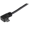 StarTech.com Cabo de carregamento e sincronização Micro-USB M/M – Micro-USB em ângulo reto – 24 AWG – 2 m