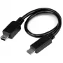 StarTech.com Cabo USB OTG – Micro-USB para Mini-USB – M/M – 20 cm