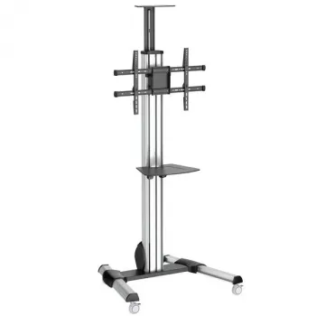 StarTech.com Suporte móvel para TV – altura ajustável – rodas com fecho, 40 kg, 81,3 cm (32 polegadas), 190,5 cm (75 polegadas), 200 x 200 mm, 600 x 400 mm, 1110 - 1510 mm