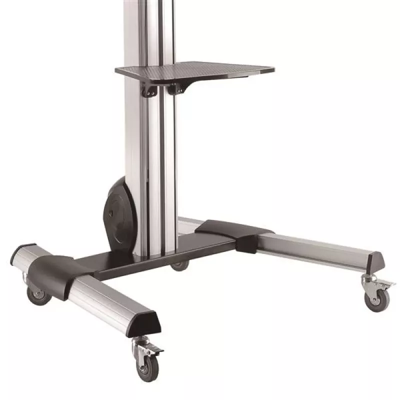 StarTech.com Suporte móvel para TV – altura ajustável – rodas com fecho, 40 kg, 81,3 cm (32 polegadas), 190,5 cm (75 polegadas), 200 x 200 mm, 600 x 400 mm, 1110 - 1510 mm