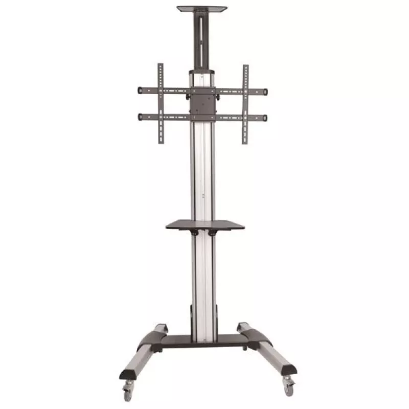 StarTech.com Suporte móvel para TV – altura ajustável – rodas com fecho, 40 kg, 81,3 cm (32 polegadas), 190,5 cm (75 polegadas), 200 x 200 mm, 600 x 400 mm, 1110 - 1510 mm