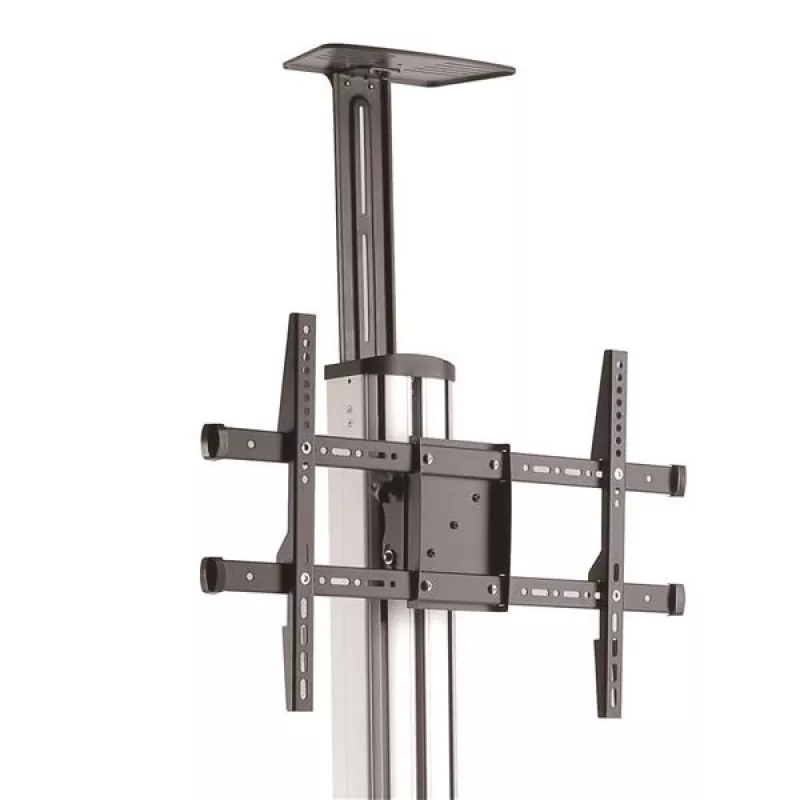 StarTech.com Suporte móvel para TV – altura ajustável – rodas com fecho, 40 kg, 81,3 cm (32 polegadas), 190,5 cm (75 polegadas), 200 x 200 mm, 600 x 400 mm, 1110 - 1510 mm