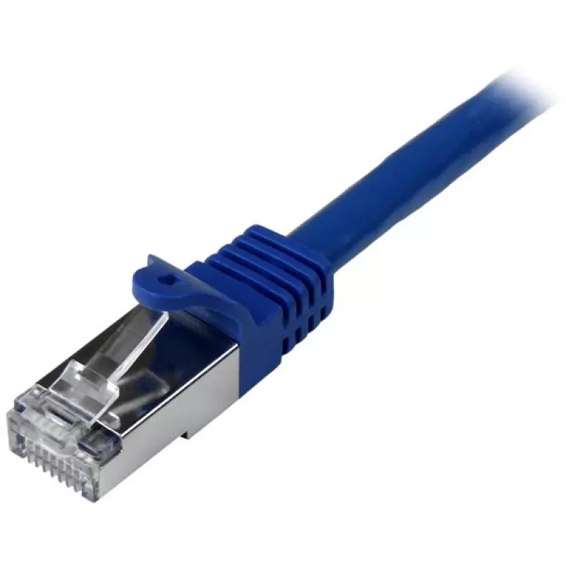 StarTech.com Cabo de rede Cat6 – blindado (SFTP) – 1 m, azul, 1 m, Cat6, S/FTP (S-STP), RJ-45, RJ-45, azul