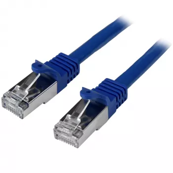 StarTech.com Cabo de rede Cat6 – blindado (SFTP) – 2 m, azul, 2 m, Cat6, SF/UTP (S-FTP), RJ-45, RJ-45, azul
