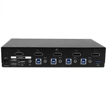 StarTech.com Comutador KVM DisplayPort de 4 portas – USB 3.0 – 4K 30Hz