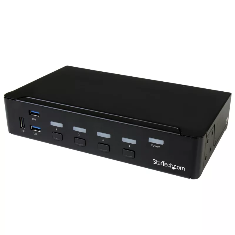 StarTech.com Comutador KVM DisplayPort de 4 portas – USB 3.0 – 4K 30Hz