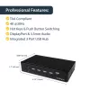 StarTech.com Comutador KVM DisplayPort de 4 portas – USB 3.0 – 4K 30Hz