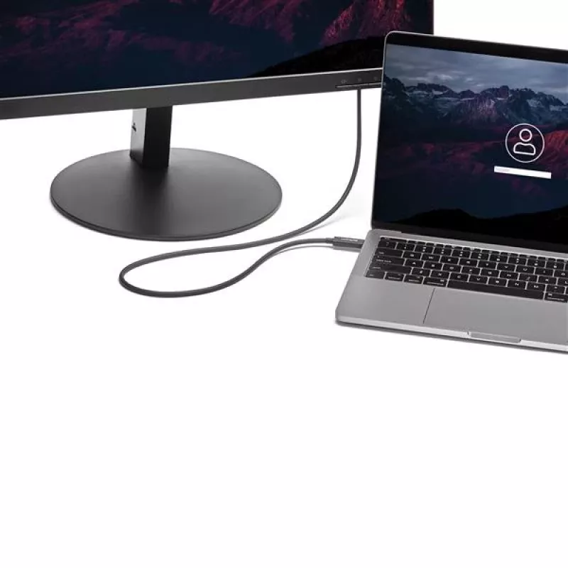 StarTech.com Cabo Thunderbolt 3 de 3 pés (1 m) com Power Delivery de 100 W – 40 Gbit/s
