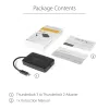 StarTech.com Adaptador Thunderbolt 3 para Thunderbolt 2 – portátil TB3 para monitores e dispositivos TB2 – conversor Thunderbolt 2 20 Gbit/s ou Thunderbolt 1 10 Gbit/s – certificado Thunderbolt 3 – Windows/Mac