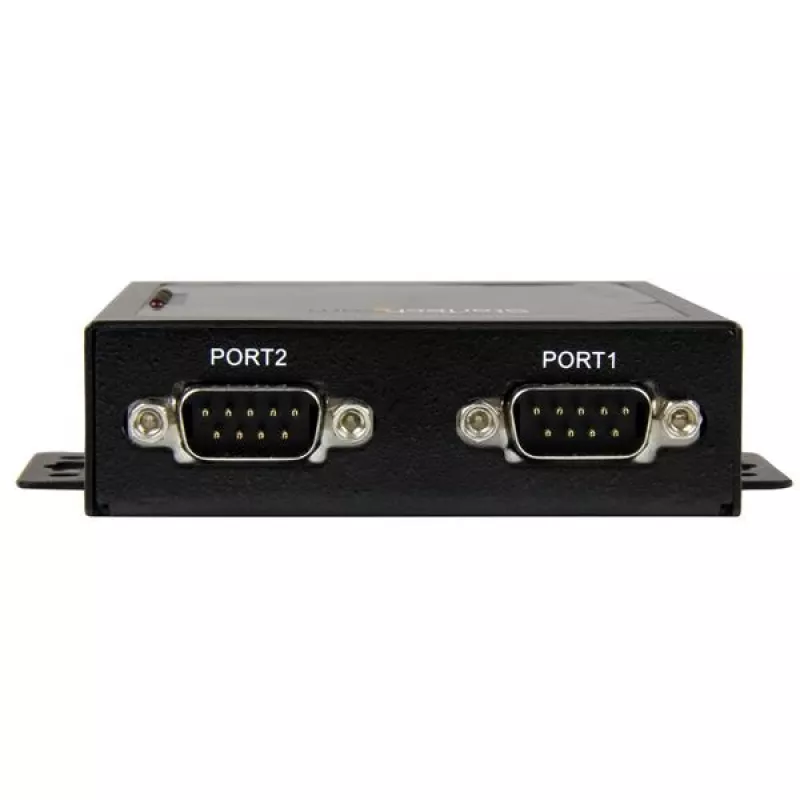 StarTech.com Servidor de dispositivos Serial-to-IP Ethernet de 2 portas – RS232 – metal e montável