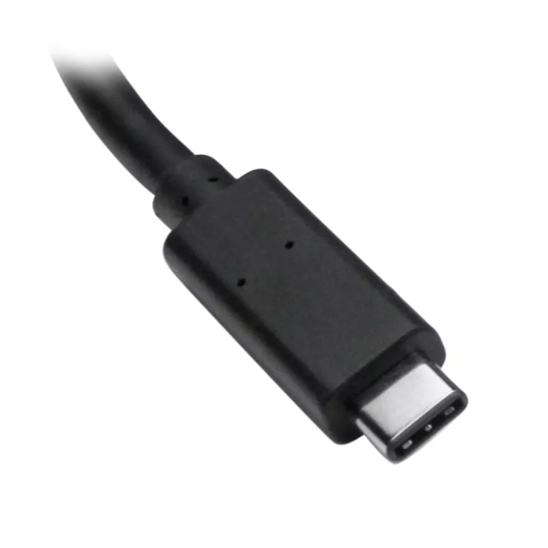 StarTech.com Hub USB 3.0 de 3 portas mais Gigabit Ethernet – USB-C – inclui fonte de alimentação