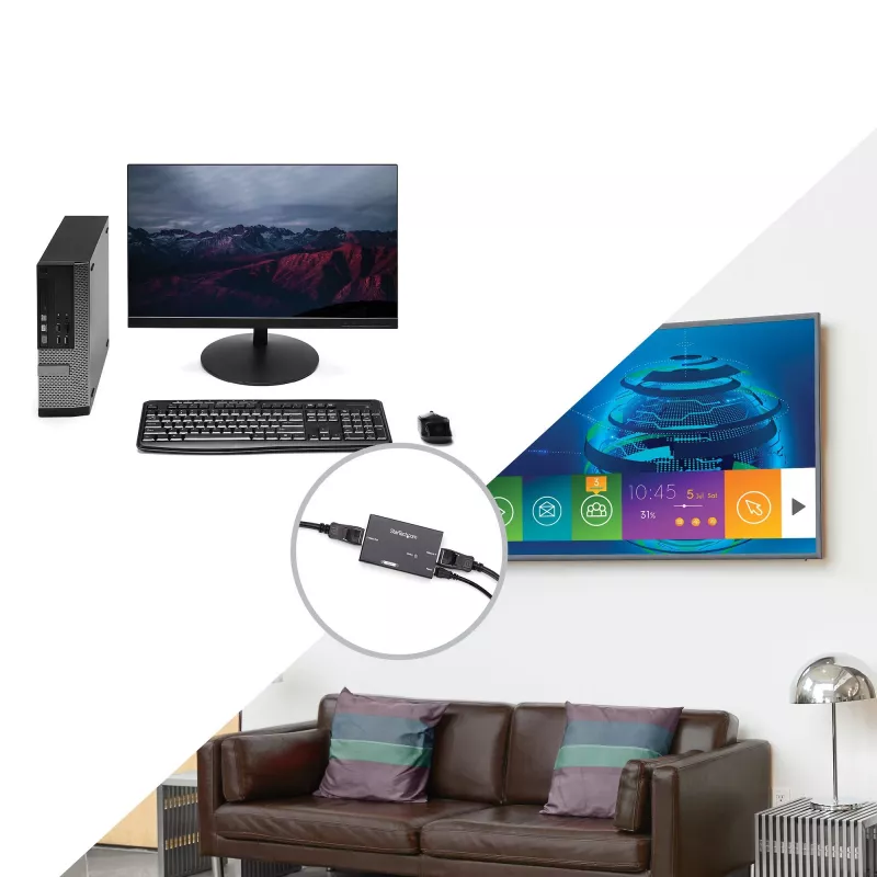 StarTech.com Amplificador de sinal DisplayPort – extensor DP – 4K 60Hz