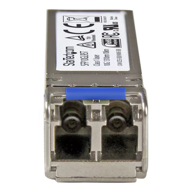 StarTech.com Módulo transceptor SFP+ compatível com Cisco SFP-10G-LR – 10GBASE-LR~Módulo SFP+ compatível com Cisco SFP-10G-LR – 10GBASE-LR – transceptor ótico de fibra monomodo SMF 10GbE – SFP+ Gigabit Ethernet 10GE – LC 10km – 1310nm – DDM Cisco Firepower, ASR9000, C9300