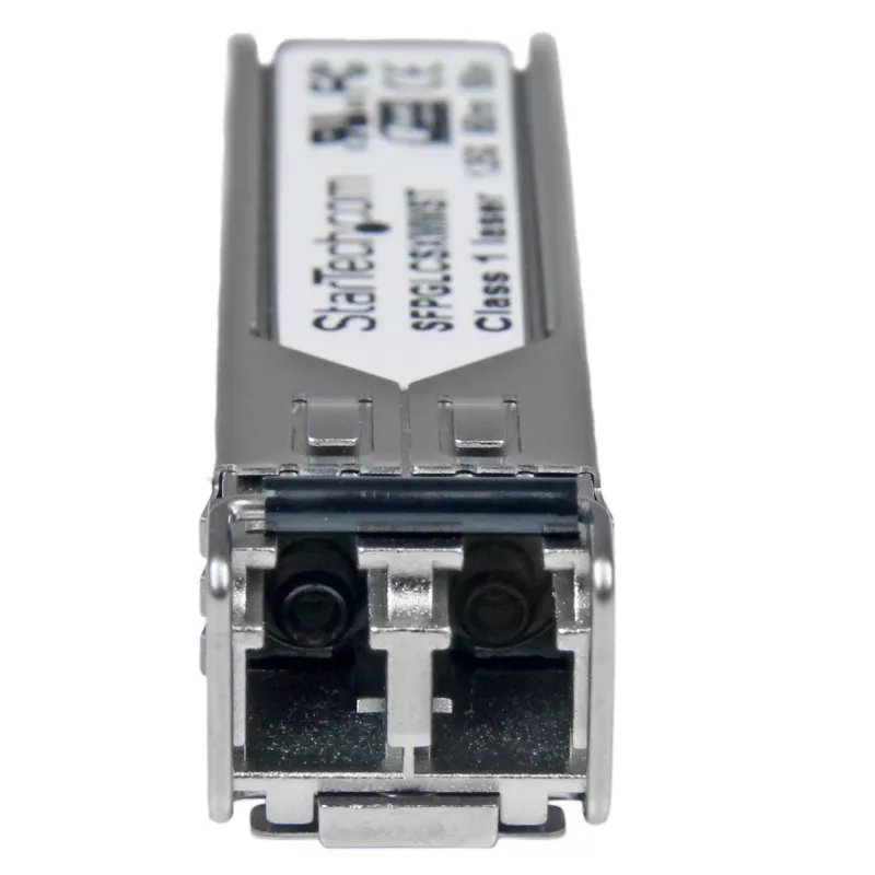 StarTech.com Módulo transceptor SFP compatível com Cisco GLC-SX-MM – 1000BASE-SX – pack de 10~Pack de 10 módulo SFP compatível com Cisco GLC-SX-MM (pack de 10) – 1000BASE-SX – transceptor ótico de fibra multimodo MMF 1GbE – SFP Gigabit Ethernet 1GE – LC 550 m – 850 nm – DDM Cisco IE3200, IE3300, ME1200