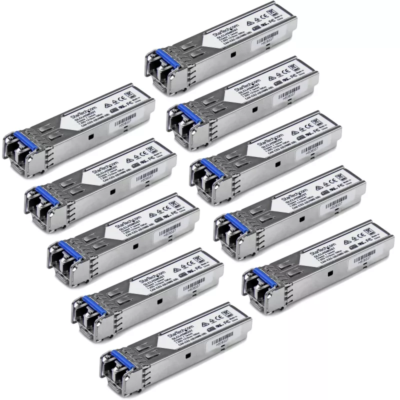 StarTech.com Módulo transceptor SFP compatível com Cisco GLC-LH-SMD – 1000BASE-LX/LH – pack de 10