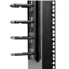 StarTech.com Organizador de cabos vertical com ganchos em D – 0U – 2,8 pés