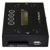 StarTech.com Duplicador e apagador de discos rígidos autónomo 1:1, clonador e apagador de pen drives USB e discos SATA HDD/SSD, ecrã LCD, conforme TAA, independente do sistema operativo