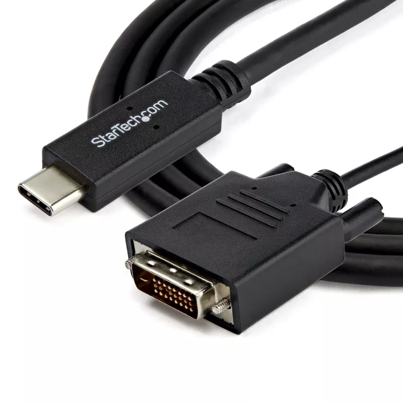 StarTech.com Cabo USB-C para DVI de 2 m – 1920 x 1200 – preto