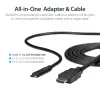 StarTech.com Cabo USB-C para HDMI de 0,91 m (3 pés) – 4K 30 Hz conversor de vídeo USB Type-C para HDMI – cabo adaptador de monitor USB-C DP Alt Mode para HDMI – compatível com Thunderbolt