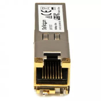 StarTech.com Módulo transceptor SFP compatível com HP J8177C – 1000BASE-T ~ Módulo SFP compatível com HPE J8177C – 1000BASE-T – SFP para RJ45 Cat6/Cat5e – SFP Gigabit Ethernet 1GE – RJ-45 100 m – HPE 1810, 1820, 2530