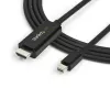 StarTech.com Cabo Mini DisplayPort para HDMI 3 m – vídeo 4K 30 Hz – cabo adaptador mDP para HDMI – Mini DP ou Thunderbolt 1/2 Mac/PC para monitor/ecrã HDMI – cabo conversor mDP para HDMI