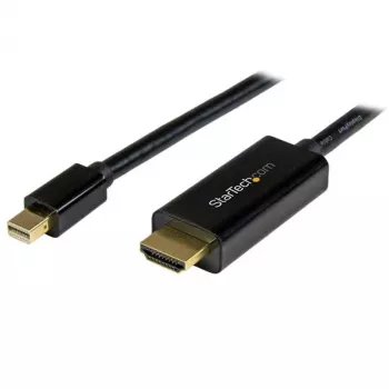 StarTech.com Cabo Mini DisplayPort para HDMI 15ft (5m) - vídeo 4K 30Hz - cabo adaptador mDP para HDMI - Mini DP ou Thunderbolt 1/2 Mac/PC para monitor/ecrã HDMI - cabo conversor mDP para HDMI