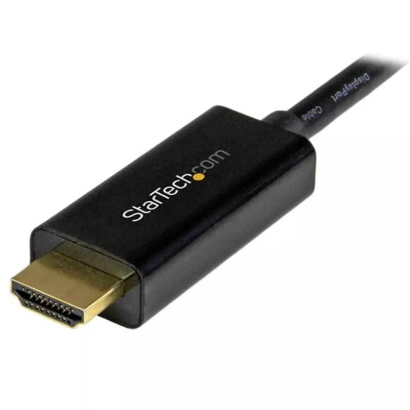 StarTech.com Cabo Mini DisplayPort para HDMI 15ft (5m) - vídeo 4K 30Hz - cabo adaptador mDP para HDMI - Mini DP ou Thunderbolt 1/2 Mac/PC para monitor/ecrã HDMI - cabo conversor mDP para HDMI