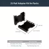 StarTech.com Kit adaptador de extensão de profundidade para rack de servidor 2U com ajuste de 4 polegadas