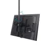 StarTech.com Suporte de teto para TV – suporte universal de ecrã único suspenso totalmente articulado com haste telescópica ajustável – inclinação / rotação – suporte VESA para ecrãs de 32 a 75 polegadas
