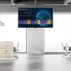 StarTech.com Suporte de teto para TV – suporte universal de ecrã único suspenso totalmente articulado com haste telescópica ajustável – inclinação / rotação – suporte VESA para ecrãs de 32 a 75 polegadas