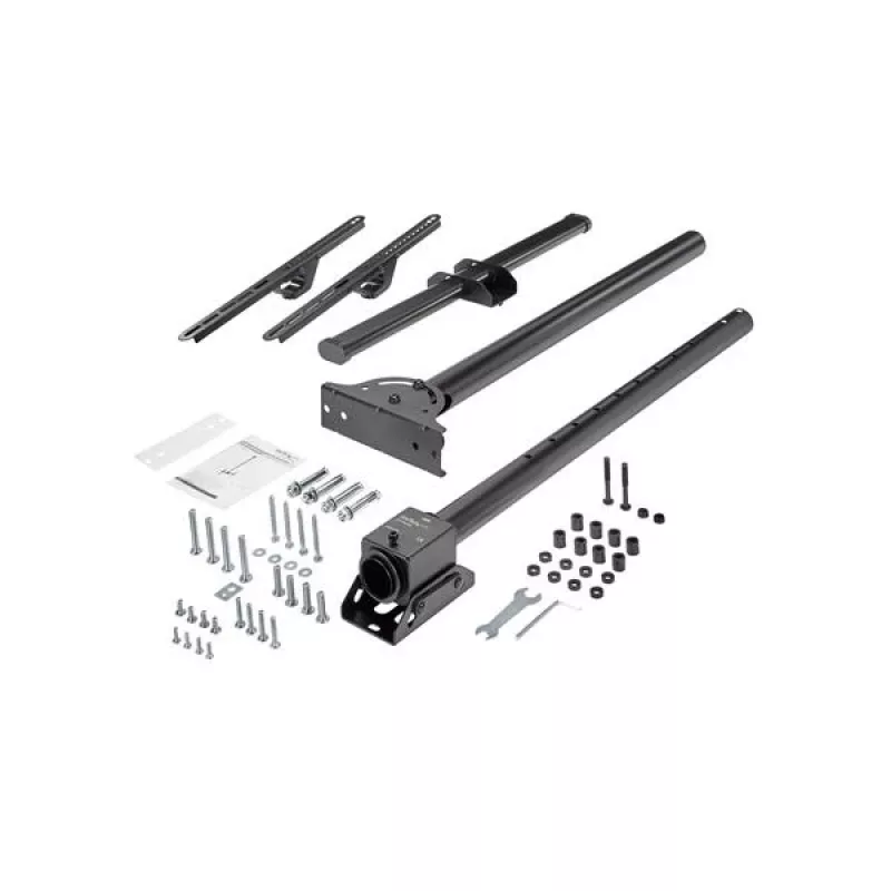StarTech.com Suporte de teto para TV – suporte universal de ecrã único suspenso totalmente articulado com haste telescópica ajustável – inclinação / rotação – suporte VESA para ecrãs de 32 a 75 polegadas