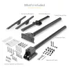 StarTech.com Suporte de teto para TV – suporte universal de ecrã único suspenso totalmente articulado com haste telescópica ajustável – inclinação / rotação – suporte VESA para ecrãs de 32 a 75 polegadas
